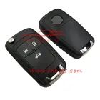3 Button Modified Flip Folding Remote Key Shell Case For Chevrolet Cruze AVEO Trax Fob Key Cover