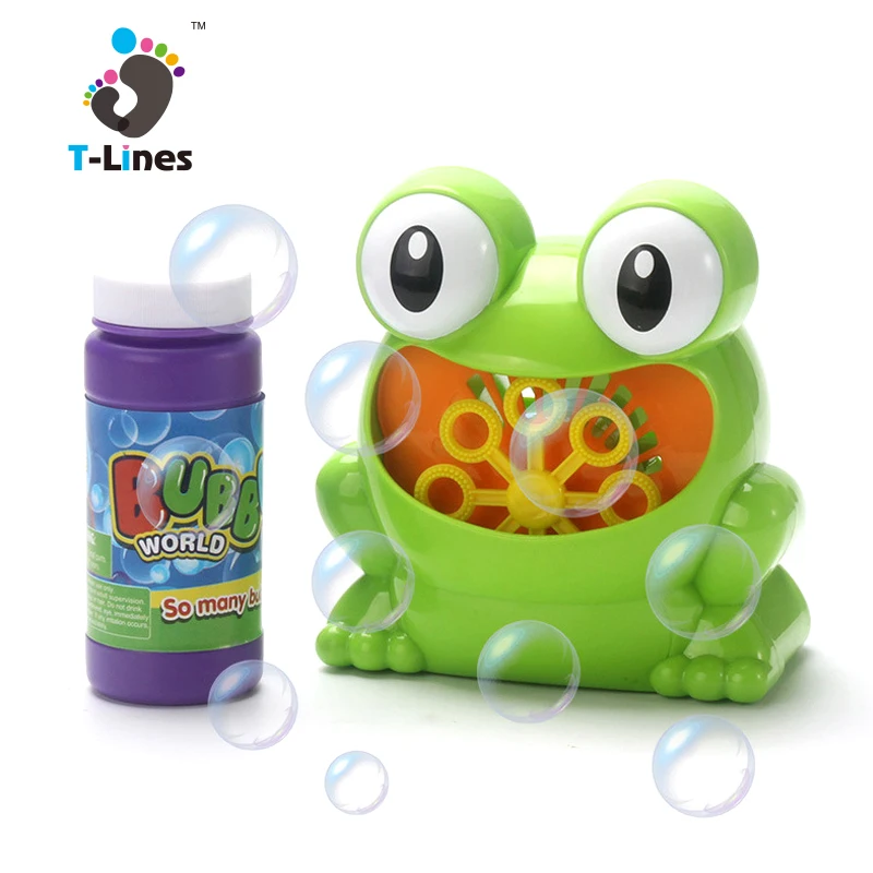 frog bath bubble machine