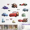 Colorcasa hot sale 1446 wall stickers for kids room PVC cars removeable room decor 3d wall stickers (1446)