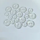 Clear and beautiful resin/ plastic button for shirts