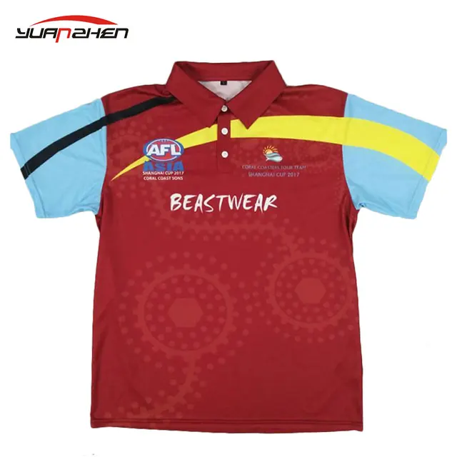 Wholesale team training custom size and pattern blank rugby jersey