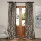Wholesale printed 100% polyester blackout jacquard fabric for curtain