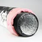 Owens corning environmental fiber glass wool insulated flexible hose air conditioning duct for Japan market