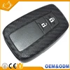 Silicone carbon fiber pattern car key case cover fob skin for Toyota Verso 14 Rav4 13 Land Cruiser 12