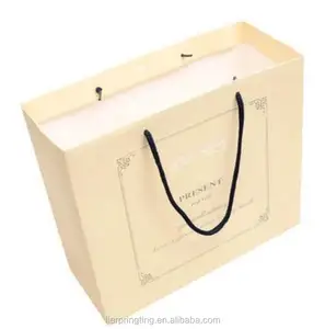 le 160g high-grade pure black bag paper bag business gifts