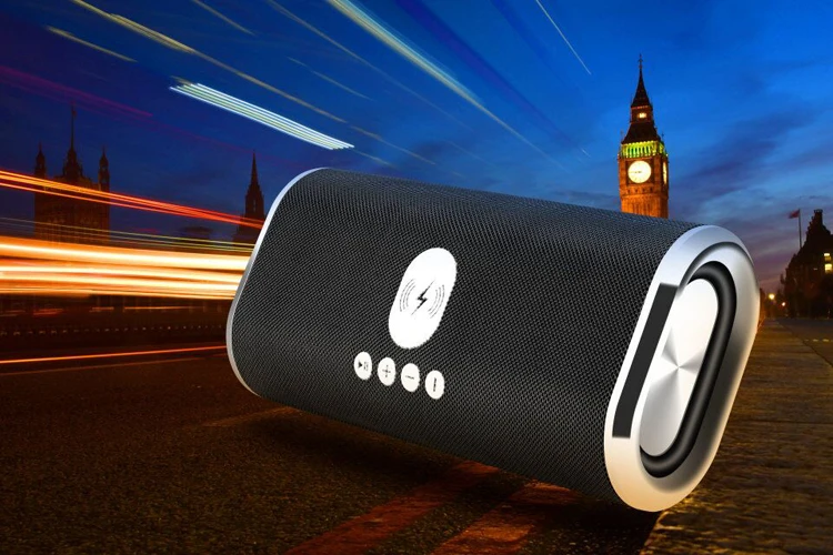 2019 high quality wireless charger Blue tooth speaker with super bass stereo sound quality - ANKUX.COM