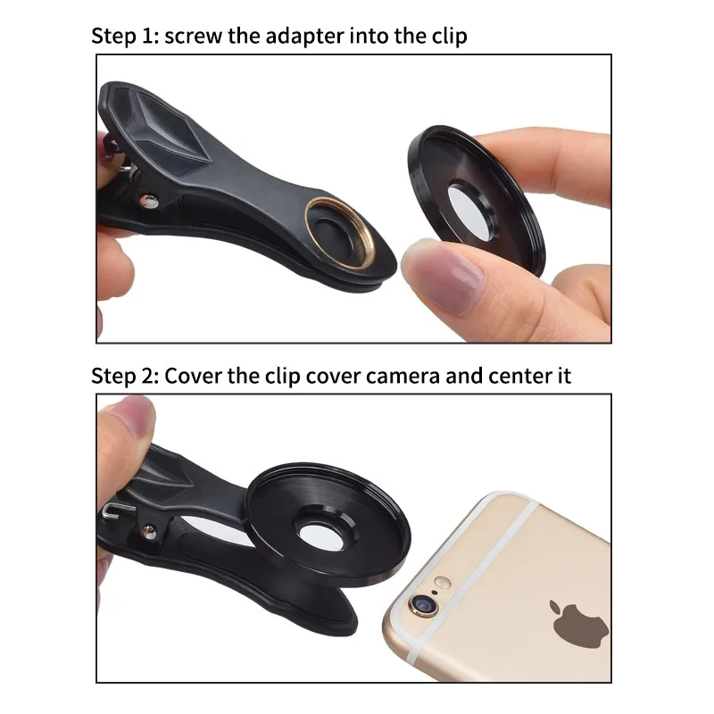 Apexel 0.45X wide anlgle macro lens mobile phone camera lens 2 in 1 lens kit for HUAWEI phone