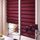 Modern Design, Double Layer Cord Lock Roman Blinds for Hotel