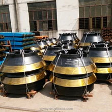 Cone crusher liners high manganese casting wear parts concave & mantle