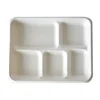 /product-detail/sugarcane-bagasse-pulp-paper-5-compartment-fast-food-biodegradable-lunch-tray-62135671351.html