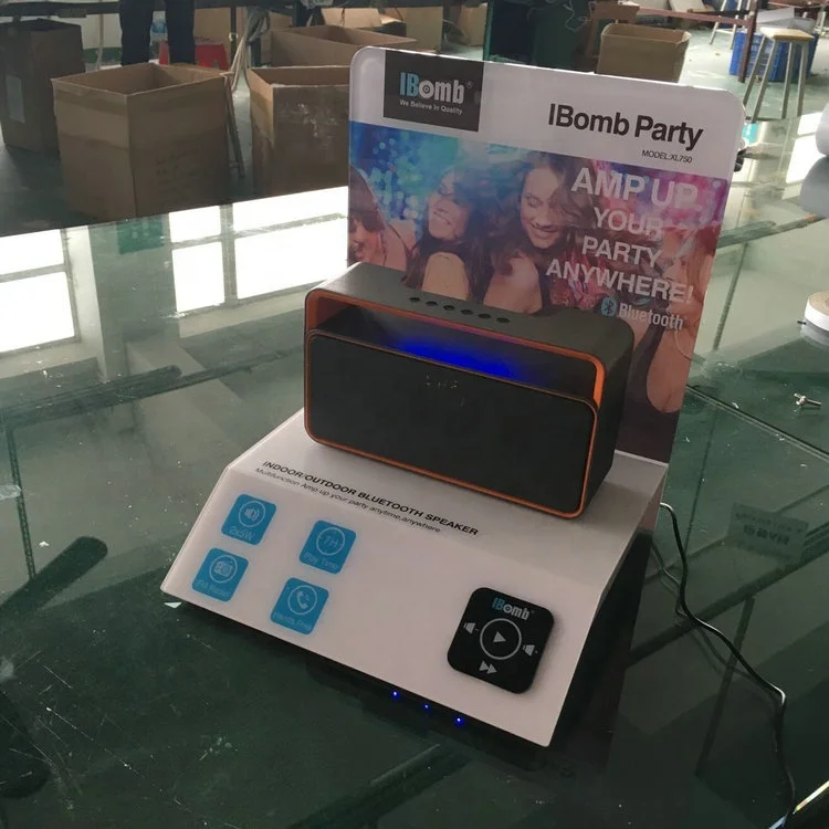 Bluetooth speaker acrylic display with LED light - ANKUX.COM