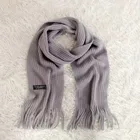 New Winter Plain Knitted Men Scarf Couples Warm Chunky Scarves Gifts