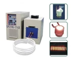 30-80KHZ induction heating iron melting copper connector brazing machine for gears 15KW