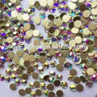 wholesale foil back rhinestone flatback crystal stone for dresses,glass crystal ab non hotfix flat back rhinestone