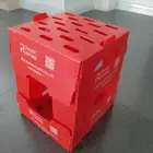 Eco-friendly fruit and vegetable delivery danla pp correx boxes