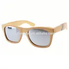 Wholesale Kids size wood glasses natural wood framed sunglasses