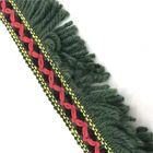 Direct factory costume cotton ladder lace trim fringe trim for sewing dresses clothes