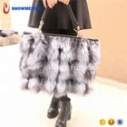 2018 New Hot Selling Real Fox Fur Bags Women Handbags Ladies