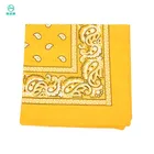 Popular Style Yellow Head Bandana For Women Custom
