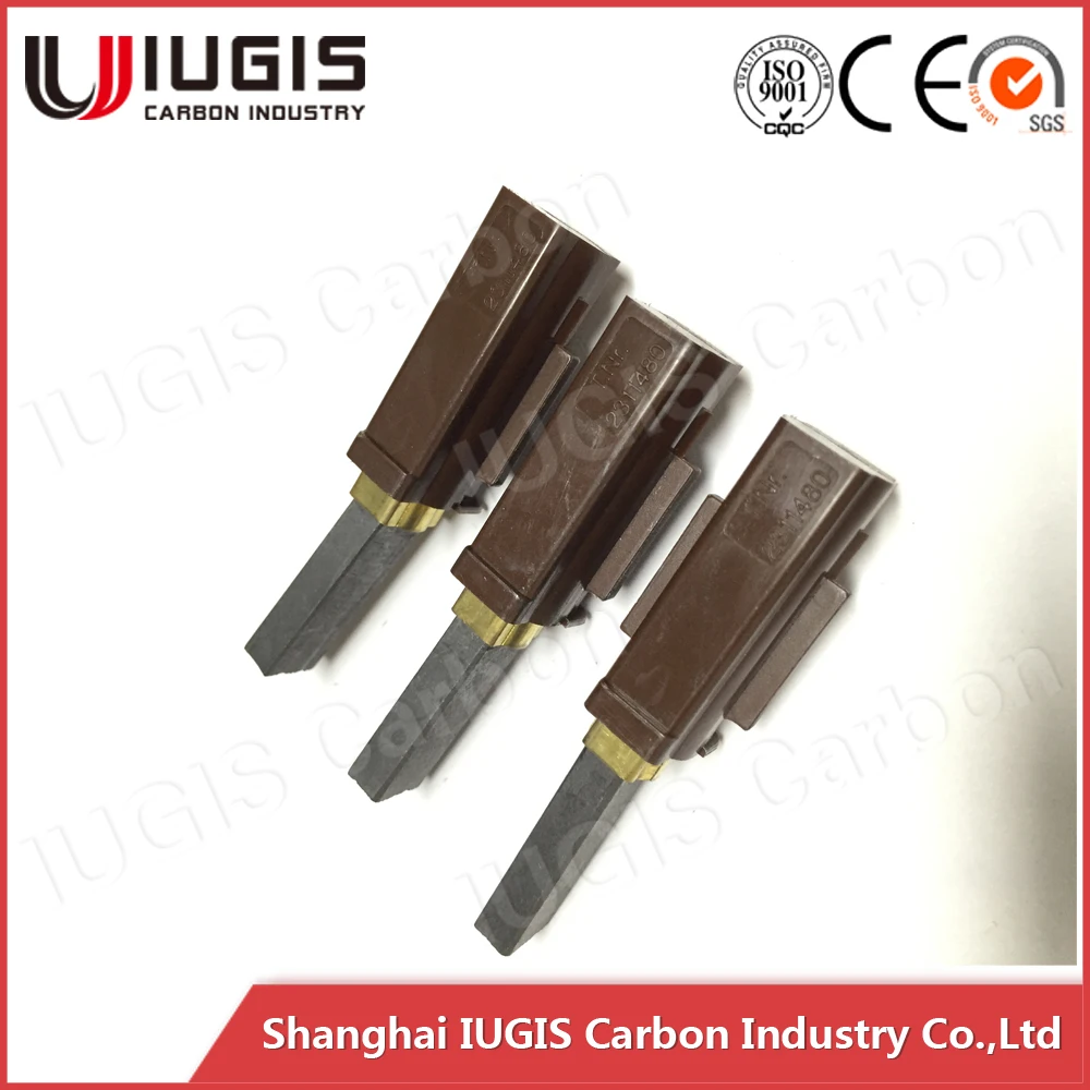 supply all kinds of vacuum cleaner motor carbon brushes from