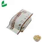 Customized printing factory price microwave popcorn waterproof greaseproof kraft paper bag for food packaging