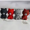 Bear Charms Assorted Rubber Coated Colors Acrylic Bears Pendant Animal Charms Cute Nature Bears For Jewelry Making