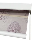 Electric custom make window peacock roman roller blinds curtain for living room