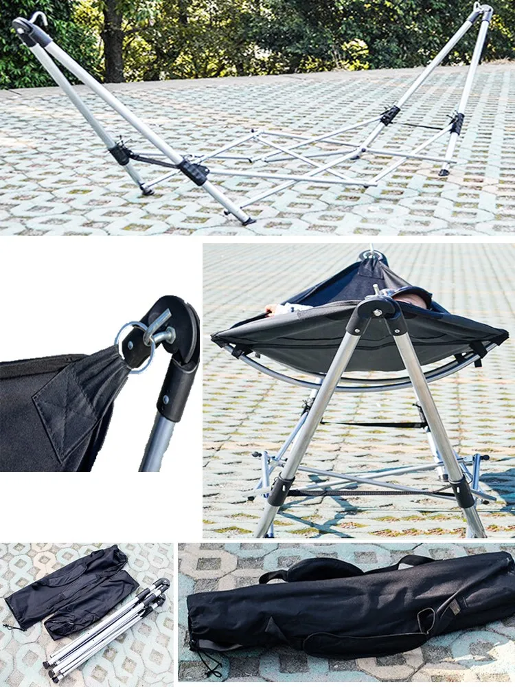 one-stop service steel stand metal hammock stand