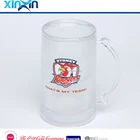 450ml Plastic freezer beer mug16Oz frosted beer mug with handle