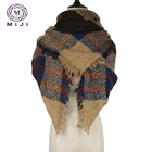 Knit scarf muffler ladies europe fashion poncho heavy winter shawls