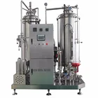 Carbonated automatic soft drink mixing machine