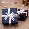 Wholesale Custom Lid-off Gift Box Engagement Paper Box Packaging Box for Earrings Ring Necklace with Ribbon