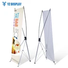 Hot Sale 60*160cm Korean Style Printed Banner Exhibition X Banner Stand For Display