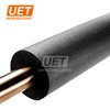 pipe pe material with vibration isolator rubber foam piping materials plastic tubes/pipes 43mm acoustic insulation
