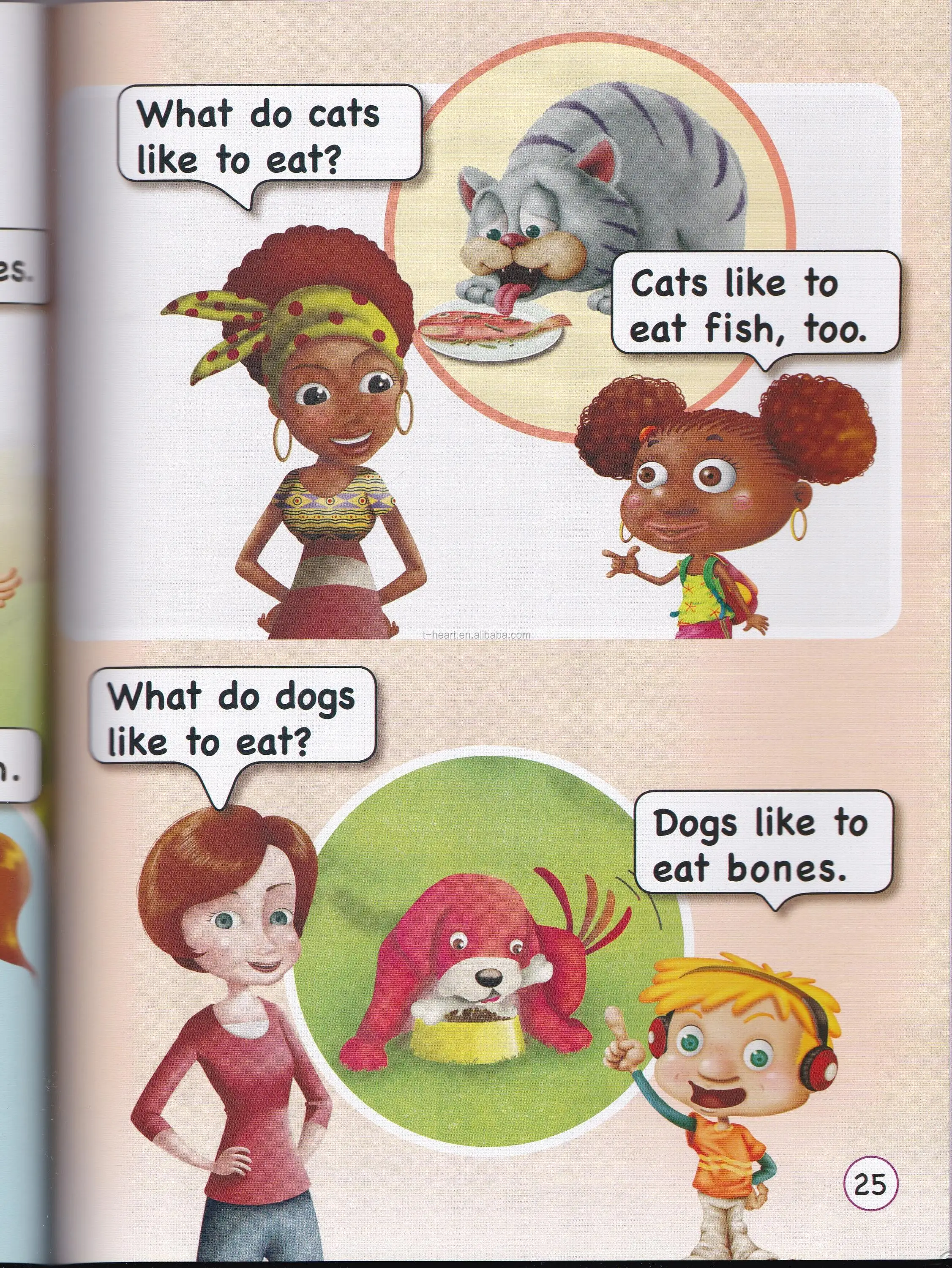 growing up english talking pen learning book for kids