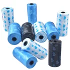 Random Color Pet Cat Poop Poo Pick Up Bag Household Waste Litter Bags Degradable Disposable Bag