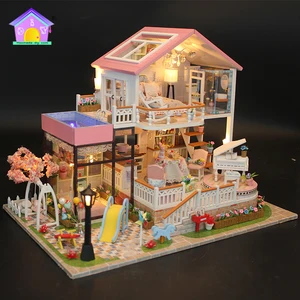 furniture guangzhou toy handmade wooden toy doll house