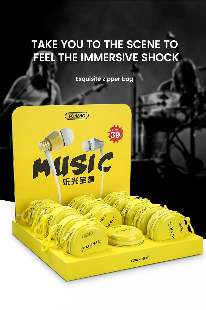 FONENG T8 New Products 2019 Mobile Sport Wired Earphone In ear Earphones - ANKUX.COM