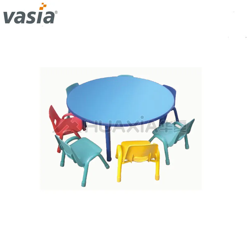 Vasia Colourful Round Plastic Children Table And Chair Buy Kids