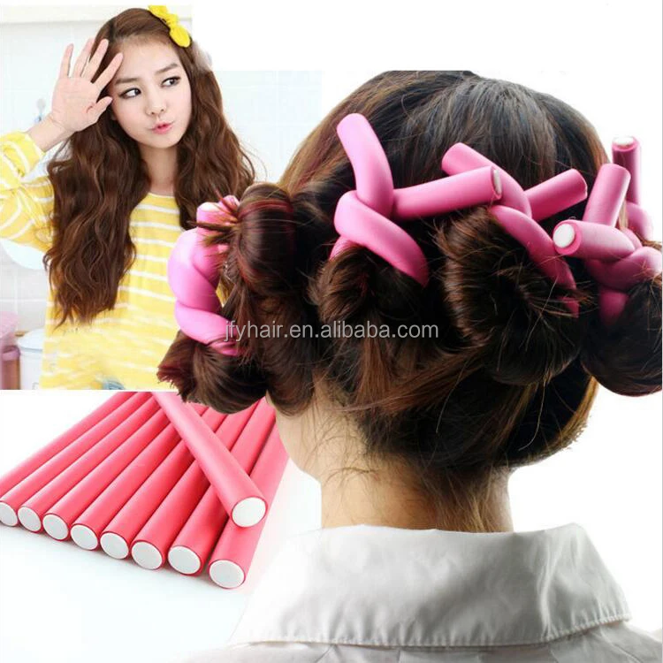 hot curler makers soft foam bendy twist curl tool diy styling