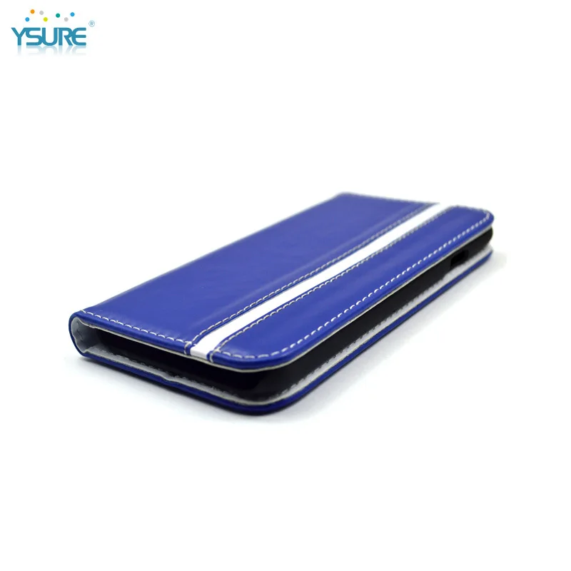 2015 Best Design Hot Sale Concise TAPS Leather Case For Lenovo S660 with magnet close up