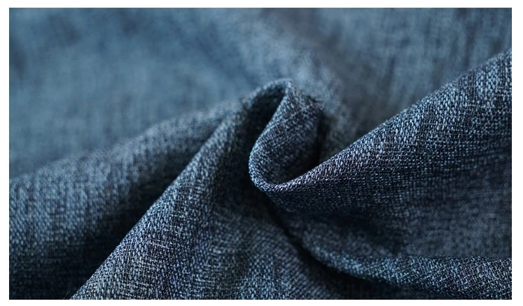 Linen blackout simple textile design for curtain wall system