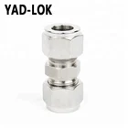 Stainless steel double ferrule union compression pipe fittings