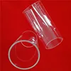 transparent large diameter tempered high borosilicate glass tube with thick wall