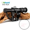 Ohhunt Tactical Optical Red Illuminated 4x24 PSO-1 Type Hunting Rifle Scope for Dragonov SVD Sniper Series AK Series