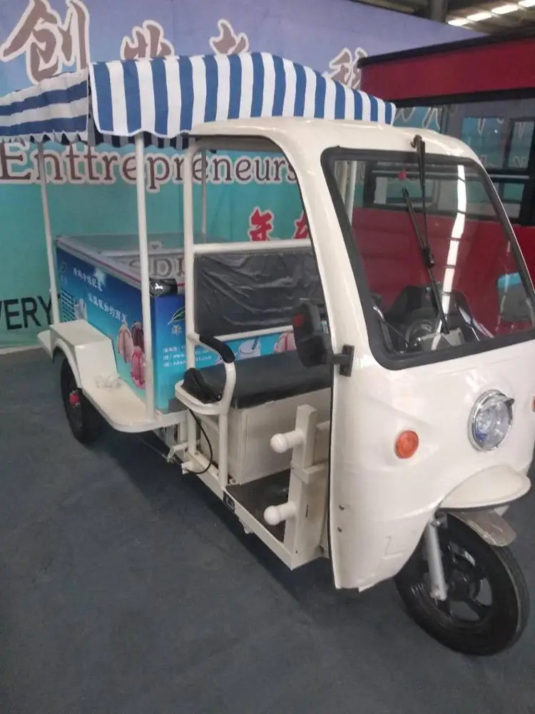  Display Food Refrigerators Chiller Popsicle Drinks Vans Carts Cargo Electric Refrigerated Showcase Tricycle Vehicle Truck