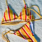 wholesale swimwear women sexy female teen girl bikini yellow model bathing suits