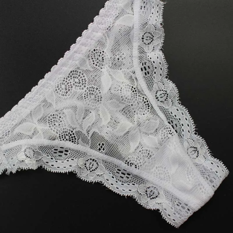 Stock Hot Selling Flower Embroidered Patterned Cute Women Sey Lace Briefs seamless Panties Thongs G-string Lingerie Underwear br