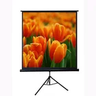 White Portable 84inch 4:3 tripod projection screen