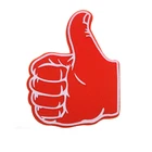 Giant cheering finger thumb up eva foam hand